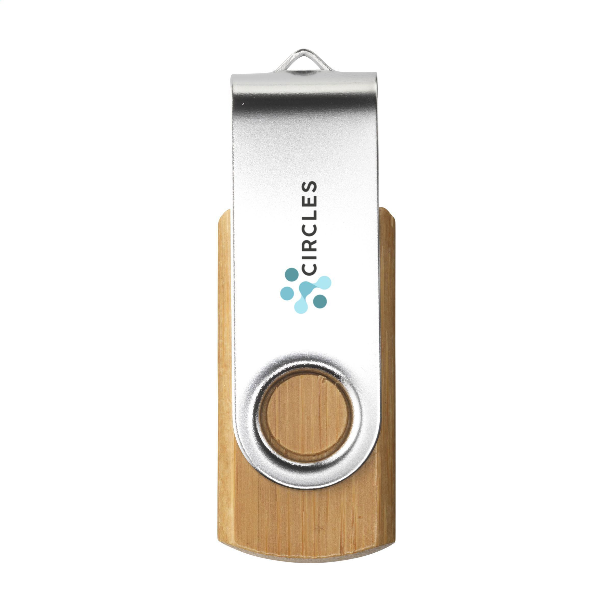 Twist Bamboo en stock clé USB 8 GB