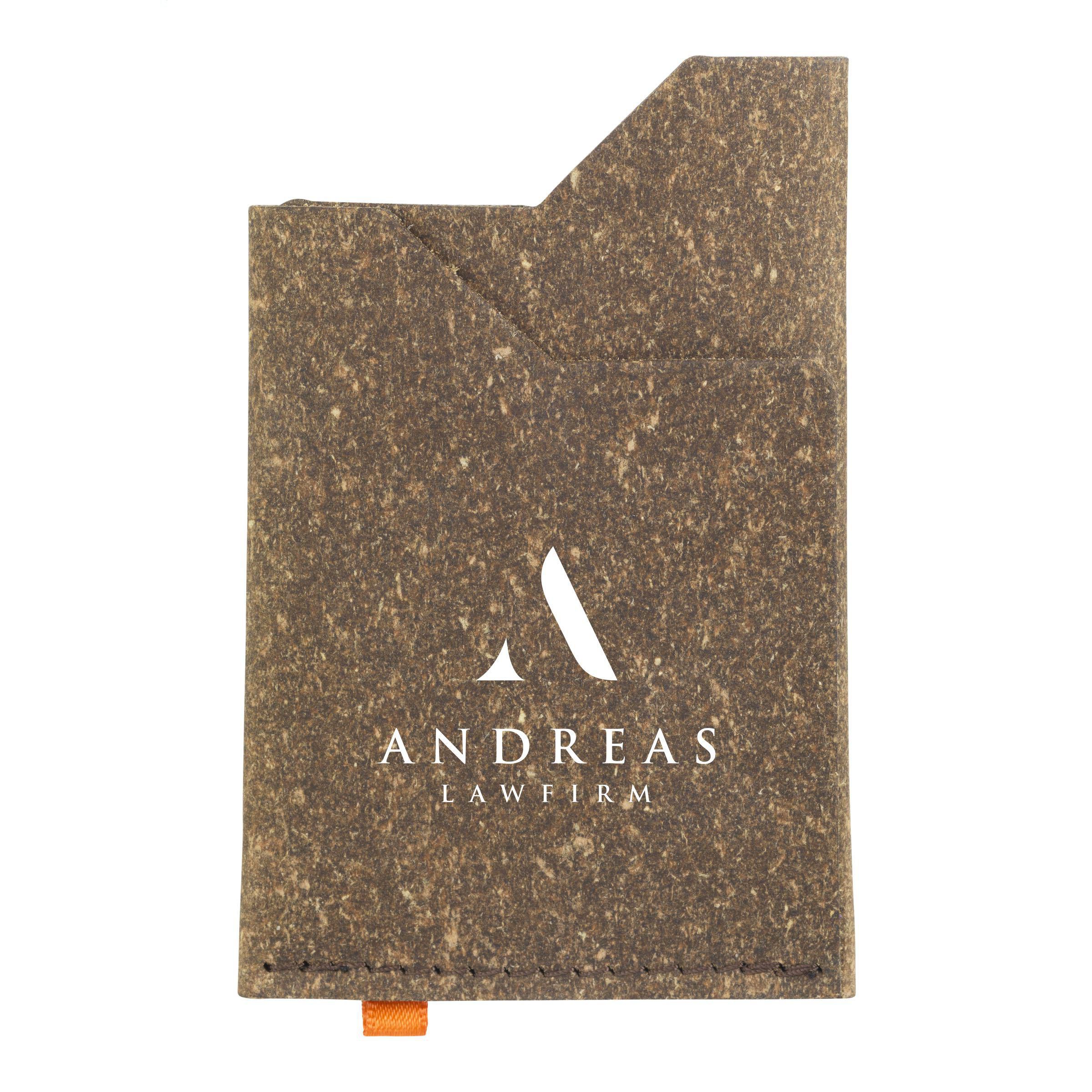 Recycled Leather Cardholder porte-cartes